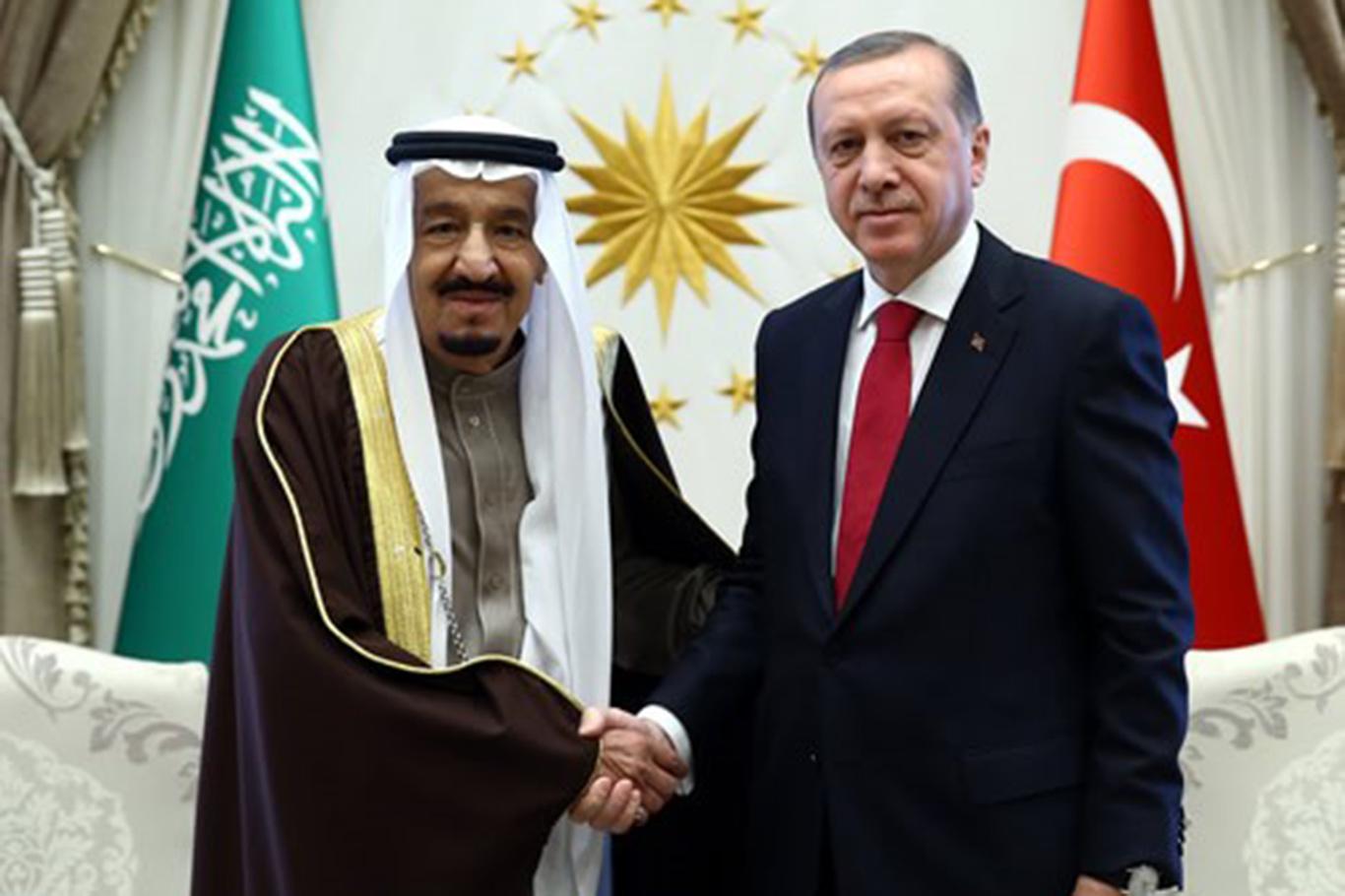 Cumhurbaşkanı Erdoğan, Kral Selman bin Abdülaziz ile görüştü Cumhurbaşkanı Erdoğan, Kral Selman bin Abdülaziz ile görüştü